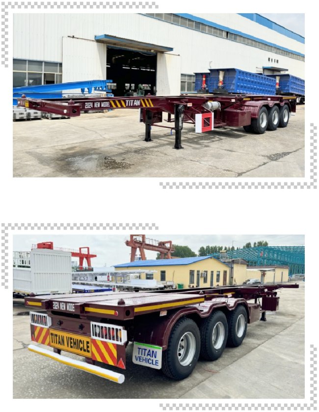 TITAN Tri Axle Container Chassis for Sale  40ft Container Chassis