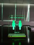 DC12V Six Color Transparent Acrylic LED Sign With Wooden Base