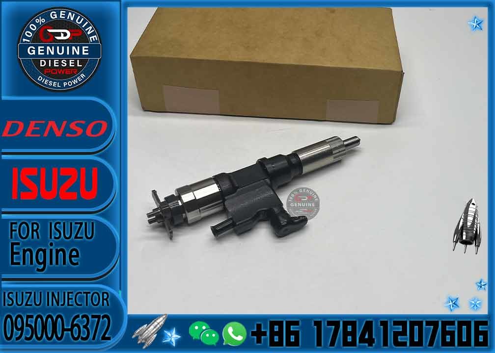 fuel injector 095000-6372 095000-6373 095000 6372 095000 6373 0950006372 0950006373 for ISUZU 4HK1 / 6HK1 Euro IV