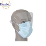 Anti Fog Plastic Shied 17.5*9.5cm Disposable Earloop Mask