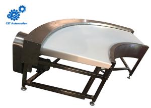 Quality Food Industry 90 Degree Curve Conveyor SS 304 2500mm * 600mm * 900mm wholesale