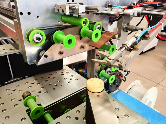 1860 Taping Cable Cutting And Coiling Machine For Security Cable 350mm