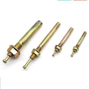China Yellow Zinc Heavy Duty Expansion Hit Anchor Bolt for 12mm Diameter and DIN Standard on sale