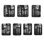 Multifunctional BBQ Grill Supplies Stainless Steel Barbecue Utensils With