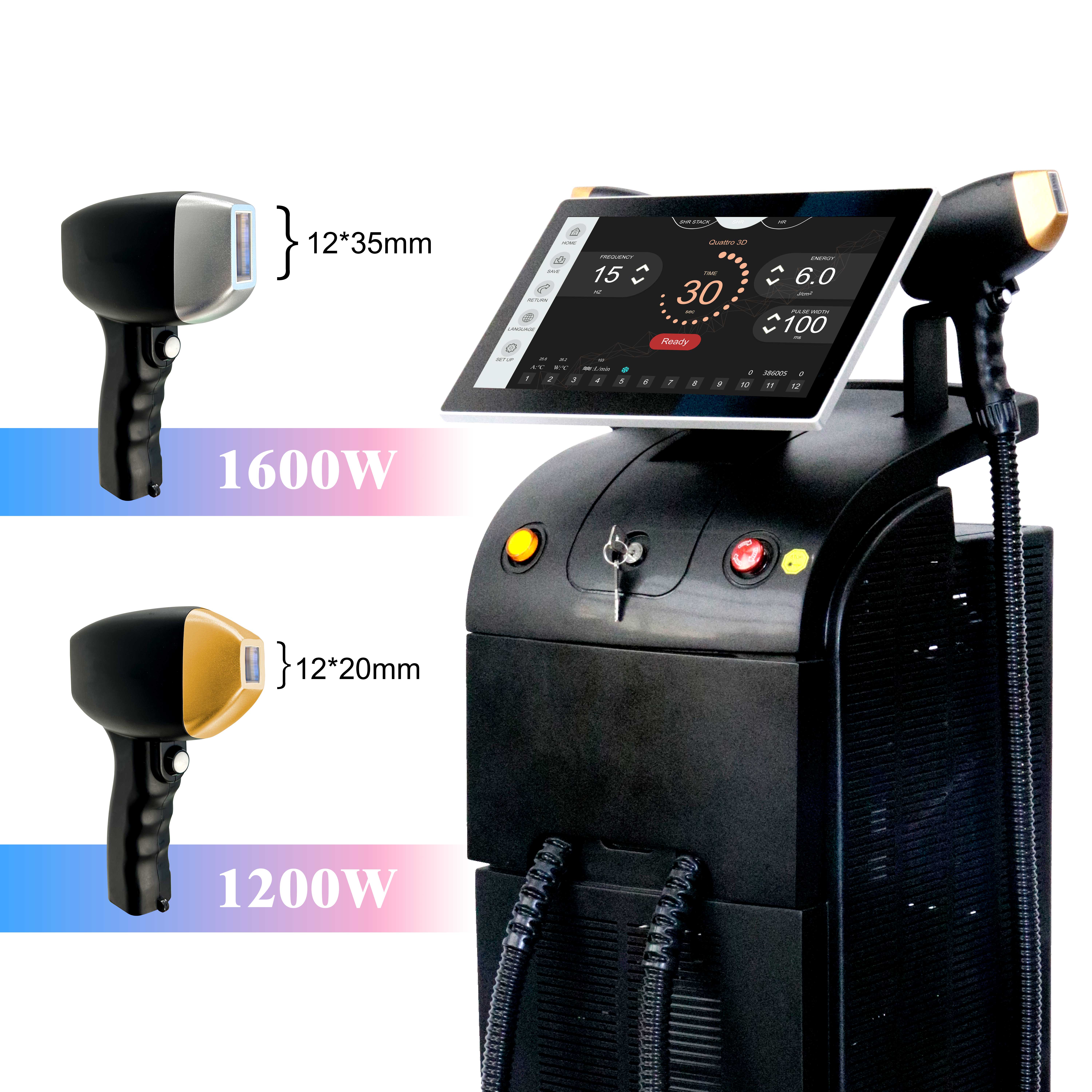 Original Titanium Diode Laser 755/808/1064 Triple Wave Hair Removal Machine for Sales
