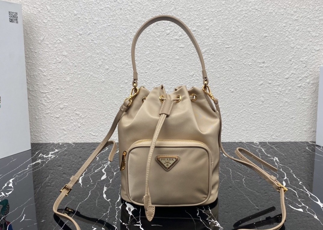 Bucket Nylon Cross Body 23cm Luxury Canvas Bag Big Capicity