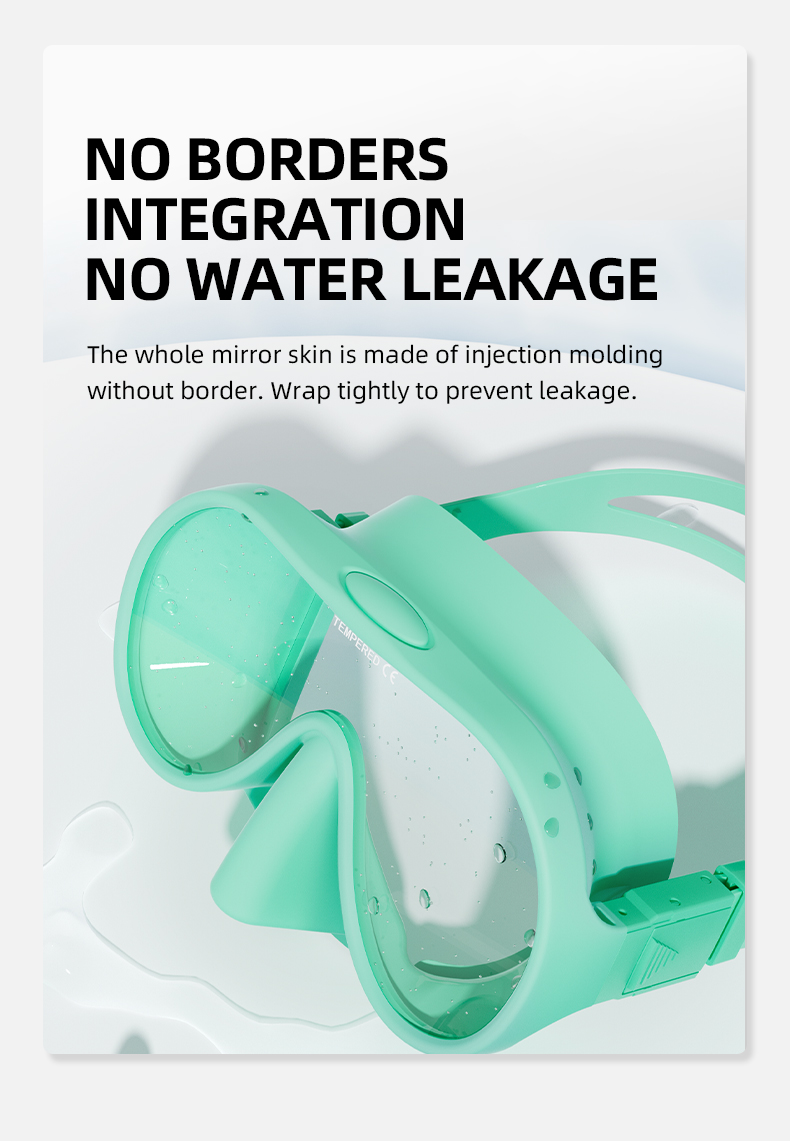 Waterproof Children'S Scuba Snorkel Mask Sets Customized
