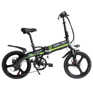 Quality Shimano 20 Inch Folding Electric Bike , 8mps Portable Folding E Bike 10.4AH wholesale