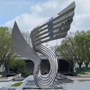 Quality Contemporary Garden Large Outdoor Sculpture Stainless Steel For Decoration wholesale