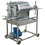 Small 316 Stainless Steel Movable Plate Frame Filter Press for Food Grade