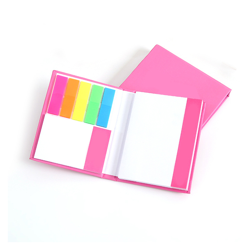 Advertising Eco Friendly Kraft Paper Sticky Notebook With Pen