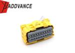 Yellow Color 54 Pin Female PBT GF20 Auto Wire-to-Board ECU Connector