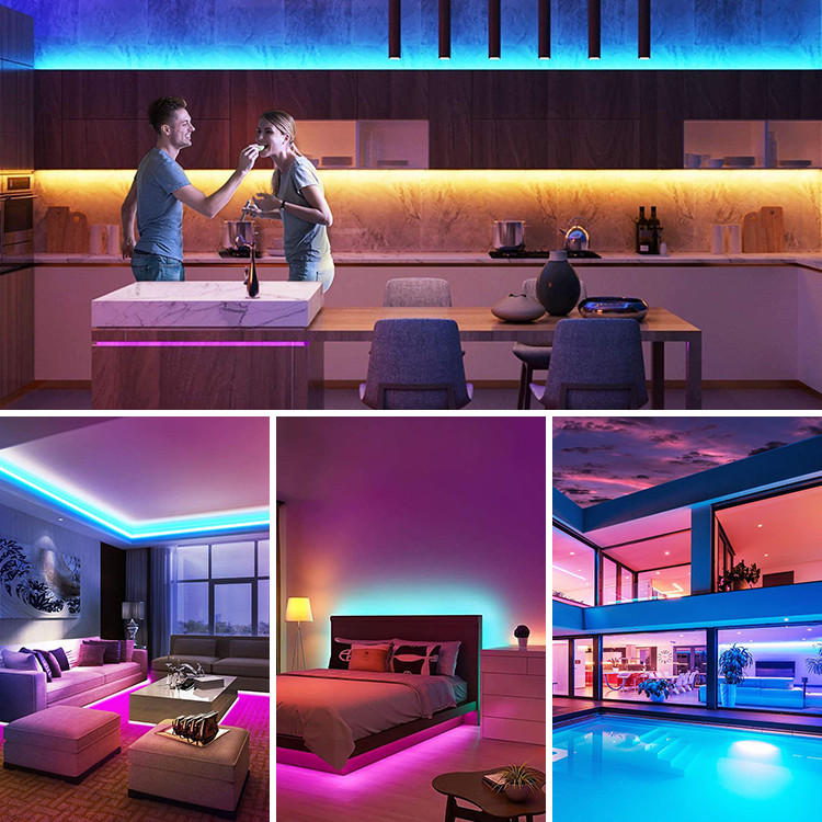 RGBW 10mm COB LED Strip Lights UL CE RoHS