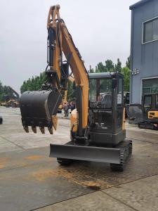 Quality Closed Cab 4ton Chinese Small Excavator Comfortable Operation wholesale