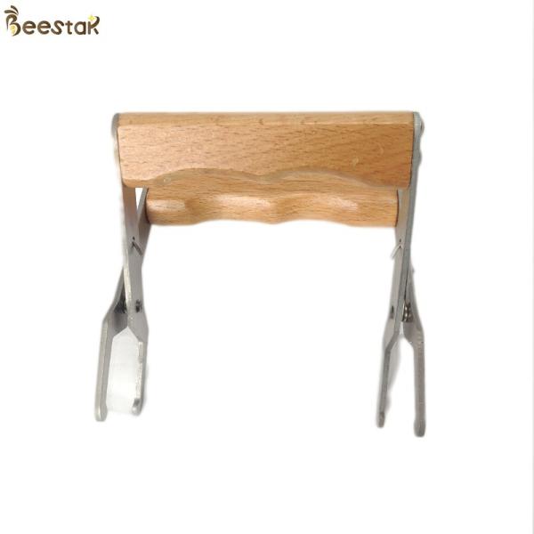 Beekeeping Apiculture Tools Stainless Steel Bee Hive Frame Grip With Wooden