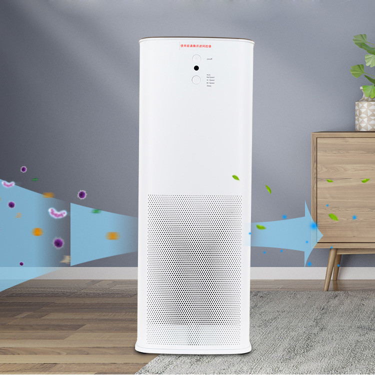 PM 2.5 Detection 89W Hepa Air Purifier Carbon Filter RoHS