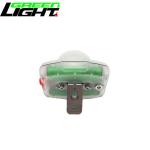 Green Lighting Underground Mining Cap Lamp Cordless Rechargeable Led Lamp