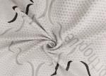 Knitted Air Layer Bamboo Fiber Mattress Ticking Fabric Memory Pillow Latex