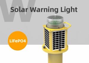 Quality Flashing LED Obstruction Light 6KM Visible Solar Safety Light wholesale