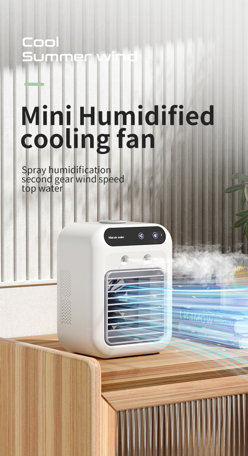 Hotel Room Comfort Cooling Needs Portable Mini Air Conditioner Fan with USB Power