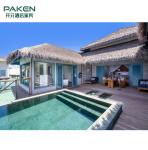 Raffles Maldives Meradhoo bedroom Custom Made Furniture For Water Villa / Beach