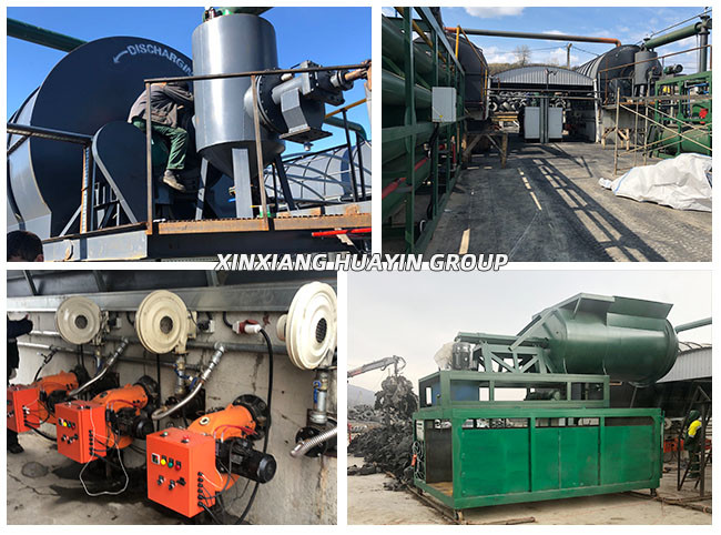 ISO Small Waste Tyre Pyrolysis Machine 5 Ton Environmental Friendly Plastic Waste To Oil