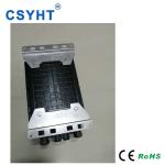 Plastic 48F Fiber Optic Closure Distribution Box Black Color Horizantal Type