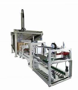 Quality 40 Cartons / Min Box Stacking Machine Automatic Strapping Machine wholesale