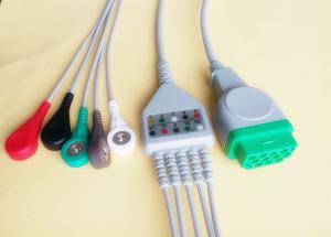 Quality GE - Marquette Responder ECG Cable And Leadwires , 11Pins Green Connector wholesale