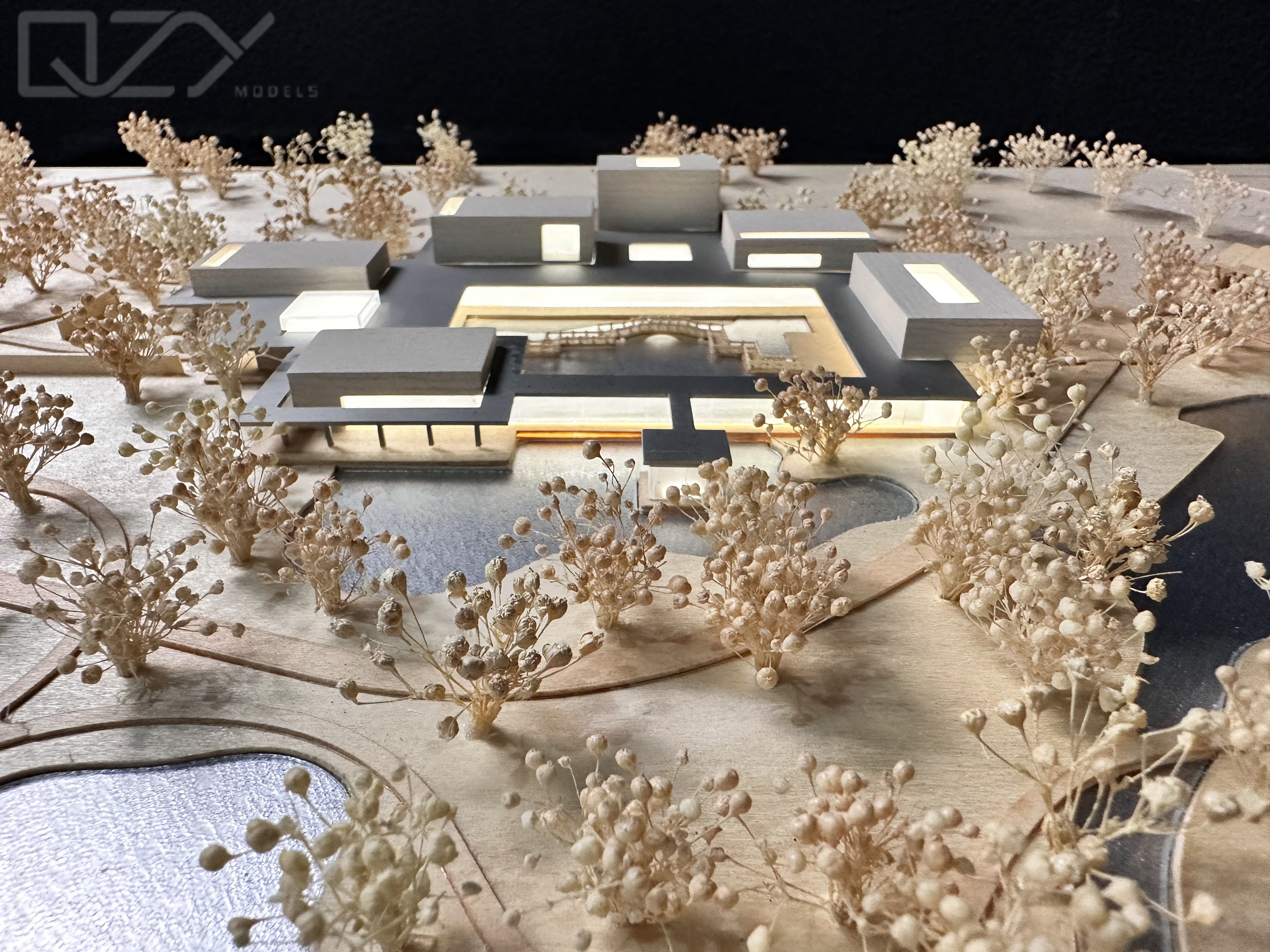 Chen Liang Cultural Exhibition Center Model Atelier Apeiron Architects 1/500 Architectural Model