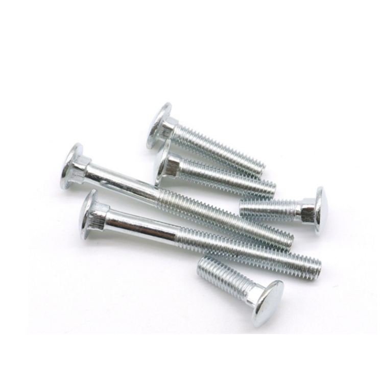 DIN603 Zinc Plated Grade 8.8 Carriage Bolt with Square Neck and Mushroom Round Head