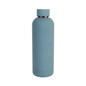 Quality 500ml Stainless Steel Sports Bottle Rubber Coating Double Wall For Running wholesale