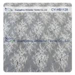 Beautiful Floral Chantilly Lace For Wedding Dress / Ladies Garment