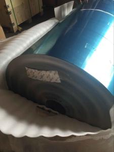 Quality 0.115MM Aluminum Foil Coating Blue / Gloden , Alloy 8011 , 1100 , 1030B Aluminium Foil Roll wholesale
