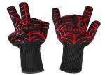 Red Silicone Gloves Heat Resistant Work Gloves Anti Slip Machine Washable