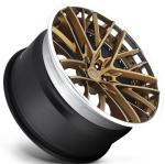 A6061 T6 Aluminum Alloy 3 Piece Forged Rims Hyper Black Fit for Audi RS6 18 19