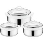 Stainless Steel 201 4pcs Thermal Stock Pot Set Large Capacity Lunch Box Modern
