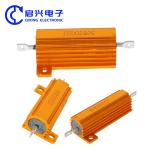 High Voltage Power canbus Load Resistor 12V 50W 200 ohm RX24 Gold Aluminum