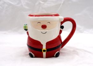 Quality Food Safe 3D Ceramic Mug Hand Painted 14 OZ Christmas Children Gifts Dolomite Material wholesale