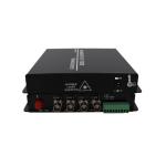 4 in 1 Fiber Optic Video Converter , Tvi To Cvbs Converter 720P 50Hz