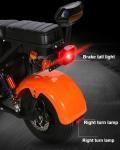 Mini Electric Moped Scooter Bike E Bike 72v 60km EEC COC Citycoco 1500w Fat Tire