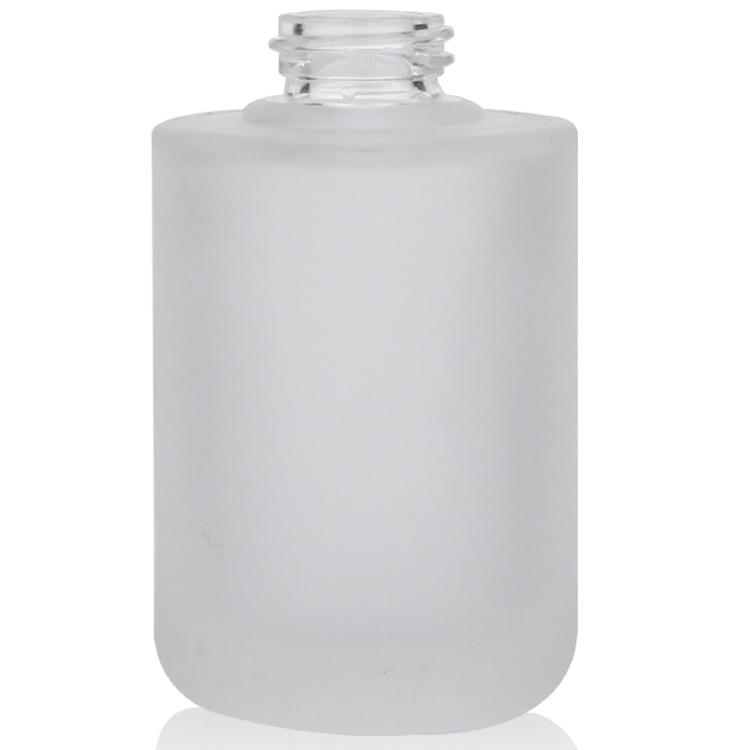 1oz Airless Liquid Foundation Bottles 30ml With Plastic Cap Pump