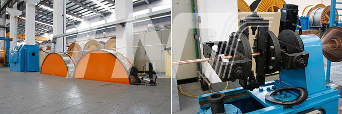 Side Or Side Bottom Bobin Loading Rigid Stranding Machine Voltage Customizable