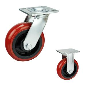 Quality 300kg Loading 200mm Heavy Duty Casters With Swivel Plate wholesale
