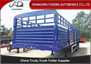 Quality Cargo side wall semi truck trailer with 1200 mm fence for sale wholesale