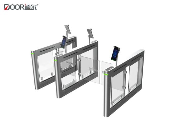 Steel Laser Cutting Pedestrian Turnstile Gate With Facial Recognition Dry