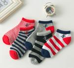 Size Customized Kids Colorful Socks / Fancy Kids Socks Anti Foul Disposable