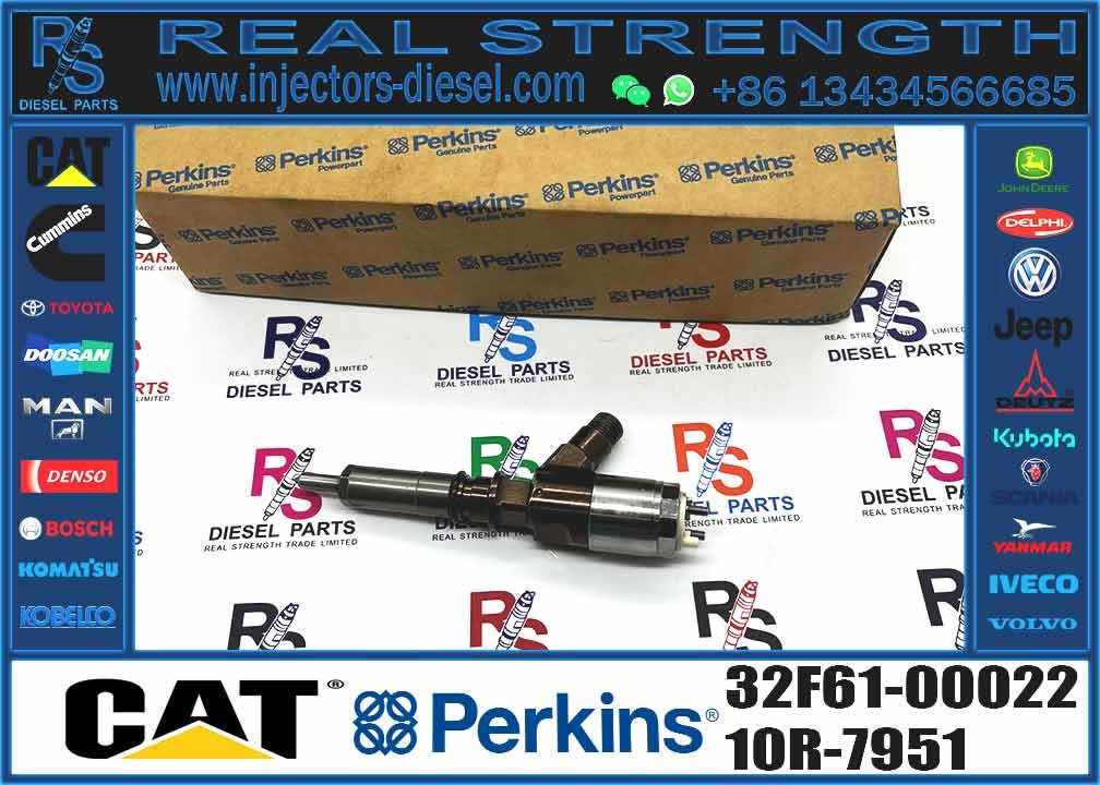 Diesel Fuel Engine Injector 326-4756 32F61-00014 326-4740 32F61-00022 Fuel Injector For Cat Excavator Engine C6 C6.4