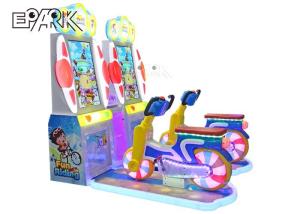 Quality Amusement Coin Operated 32 Inch Video Game Simulator Bike Racing Kiddie Ride Game Machine With Colorful Light wholesale