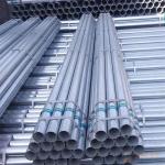 DC52D Z80 Galvanized Steel Pipes 108mm OD 3mm Zinc Coated Sliver Color